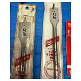 Various Milwaukee tools , bits , fastback , socket Adaptors self fed bit