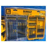81pc MAXFIT Ultra drill/driver set (impact rated)  (2) 25’ DEWALT magnetic tape measures