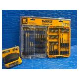 DEWALT 81pc MAXFIT Ultra Drill/Driver Bit Set + 25’ Magnetic Tape Measure – N