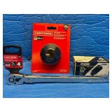 CRAFTSMAN Flex-Head Ratchet + Oil Filter Wrench + OEM 29mm Axle Nut Socket – NEW/LIKE NEW
