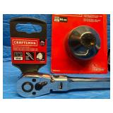 CRAFTSMAN Flex-Head Ratchet + Oil Filter Wrench + OEM 29mm Axle Nut Socket – NEW/LIKE NEW