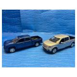 Diecast Pickup Trucks – Chevrolet Silverado & Ford F-150 Crew Cab (Pair)