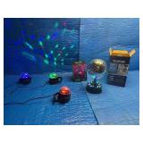 LED Party Light Bundle – Disco Ball, Spinning Lights, DJ Effects w/ Remotes – Tested