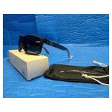 Blenders Polarized Sunglasses Float2O “Tide Spark” Matte Black w/ Box & Case