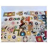 LARGE Lot of Vintage Vinyl 45 Records w/ Sleeves - Mixed Genre - Rock, Pop, Country, etc #8