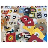 LARGE Lot of Vintage Vinyl 45 Records w/ Sleeves - Mixed Genre - Rock, Pop, Country, etc #8