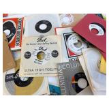 LARGE Lot of Vintage Vinyl 45 Records w/ Sleeves - Mixed Genre - Rock, Pop, Country, etc #8