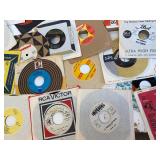 LARGE Lot of Vintage Vinyl 45 Records w/ Sleeves - Mixed Genre - Rock, Pop, Country, etc #8