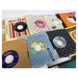 LARGE Lot of Vintage Vinyl 45 Records w/ Sleeves - Mixed Genre - Rock, Pop, Country, etc #8