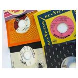 LARGE Lot of Vintage Vinyl 45 Records w/ Sleeves - Mixed Genre - Rock, Pop, Country, etc #8