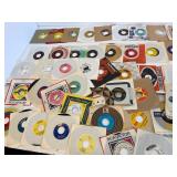 LARGE Lot of Vintage Vinyl 45 Records w/ Sleeves - Mixed Genre - Rock, Pop, Country, etc #8