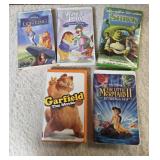 Nineteen - vintage Walt Disney "Masterpiece" VHS tapes.  The VHS tapes have not been tested.