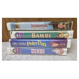 Nineteen - vintage Walt Disney "Masterpiece" VHS tapes.  The VHS tapes have not been tested.