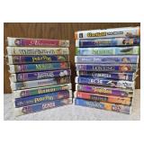Nineteen - vintage Walt Disney "Masterpiece" VHS tapes.  The VHS tapes have not been tested.