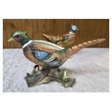 Four - Vintage Ceramic Pheasant Shaped Planters/figurines. Possibly produced in Japan or by companies like McCoy Potteryor Relpo during the mid-century era.