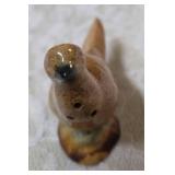 Vintage Rosemeade ceramic bird figurines that are salt and pepper shakers.  These figurines were made in Wahpeton ND by Rosemeade Pottery.