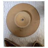 13 inch 4 - pc Lazy Susan snack service set from the Nelson McCoy Pottery Company.