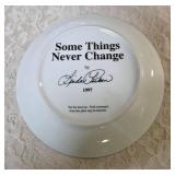 Terry Redland "Prairie Skyline" Plate Holder in box.  Terry Redland Collector Plate "Evening Surprise" and  " Some Things Never Change" Collector Plate by Artist Linda Picken.