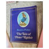 Peter Rabbit Books and Christmas Ornaments.