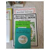 Peter Rabbit Books and Christmas Ornaments.