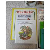 Peter Rabbit Books and Christmas Ornaments.