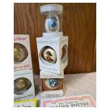 Peter Rabbit Books and Christmas Ornaments.