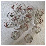 14 -Misc. Hazel-Atlas Glass Sizes.