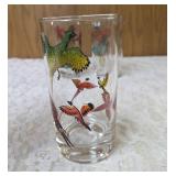 7 - Misc. Glass Sizes and Designs.  Glassware is likely produced by the Hazel-Atlas Glass Company and features the "Pheasants" pattern, produced roughly 1950
