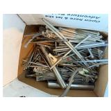 STOOL AND WATER SUPPLY TUBES, PLASTIC, METAL AND COPPER.