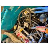 TOTE OF MISC SUPPLY TUBES, DRAINS AND MORE