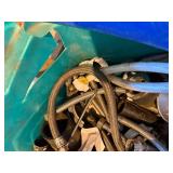 TOTE OF MISC SUPPLY TUBES, DRAINS AND MORE