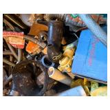 TOTE OF MISC SUPPLY TUBES, DRAINS AND MORE