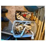 MISC BOX OF TUBES, DRAIN PIPING, DRAIN FITTINGS AND MORE.