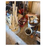 PVC PIPE, COKE CRATE, WEED LINE