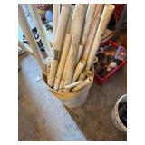 PVC PIPE, COKE CRATE, WEED LINE