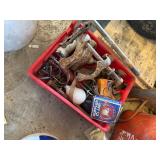 PVC PIPE, COKE CRATE, WEED LINE