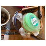 PVC PIPE, COKE CRATE, WEED LINE