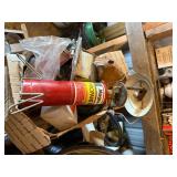 MISC. TREASURES, PROPANE LANTERN, DRILL