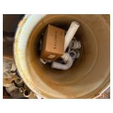 DRAIN FITTINGS AND NUTS, LIGHT FIXTURE