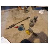 DUAL ACTION SANDERS, DENT PULLER. SPRAY GUN