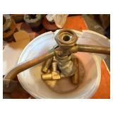 AMERICAN STANDARD FAUCET, BRASS FITTINGS, STENCIL KIT, SHOWER HEAD KIT