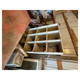 ANTIQUE WOODEN CABINET/SHELVES