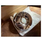 2- SHOWER HEAD KITS, CHROME FLANGES TUB/SHOWER.
