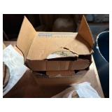 2- SHOWER HEAD KITS, CHROME FLANGES TUB/SHOWER.