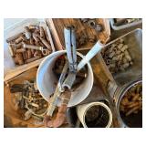 LARGE LOT OF IRON PIPE FITTINGS, GALVINSED PIPE FITTINGS.