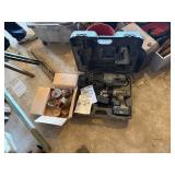 HOLE SAW BITS, CORDLESS DRILL, SAW AND FLASHLIGHT