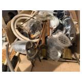 FAUCETS, FITTIGNS, TUBES, HOSES, REPAIR KITS, PRESSURE GAUGE.