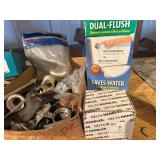 CONTROL BOARD, P TRAPS, FLUSH VALVES, POP UP DRAINS.