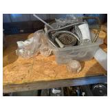 STOOL PARTS, SHOWER HEADS.