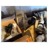 SHOWER HEAD AND PARTS, STOOL WIRES, TOILET PARTS.